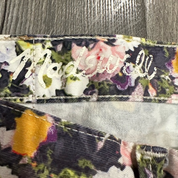 Madewell Women's Skinny Skinny Ankle Jeans Sz 29 Floral Boho Preppy Stretch - Picture 5 of 13